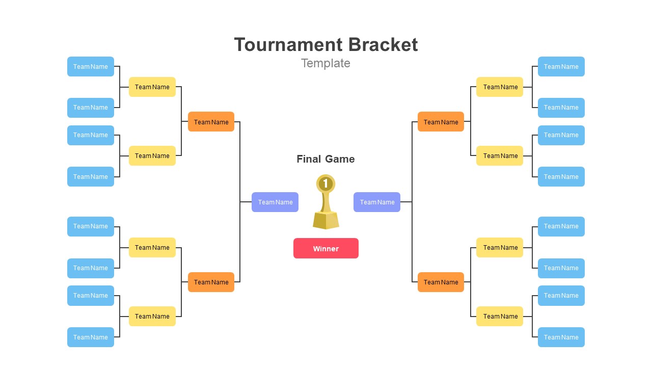 Tournament Bracket Stencil