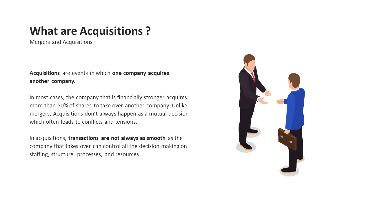 Merger And Acquisition PPT Template | Slidebazaar