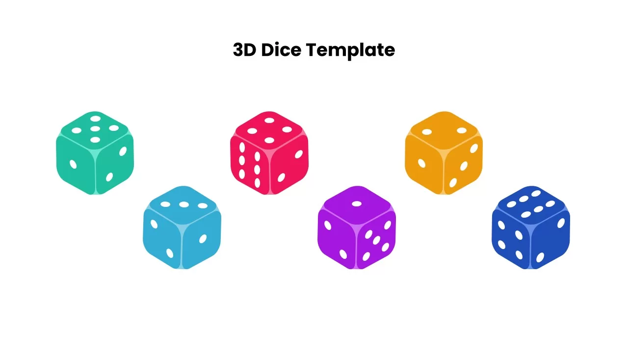 3d dice template