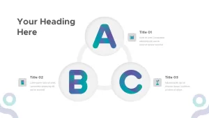 A B C alphabet presentation template