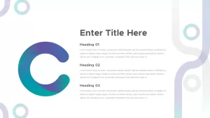 C alphabet presentation template