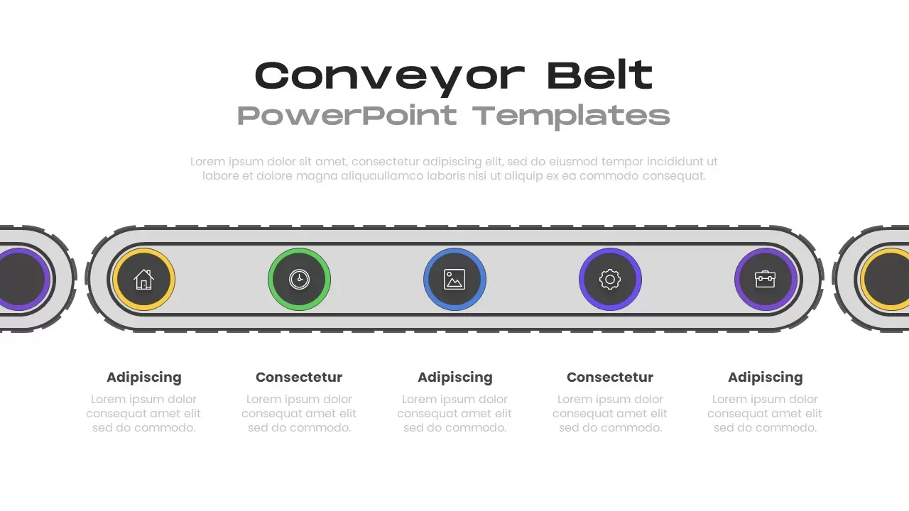 Belt shop conveyor ppt