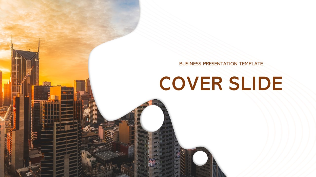 Cover Slide Business Presentation Template