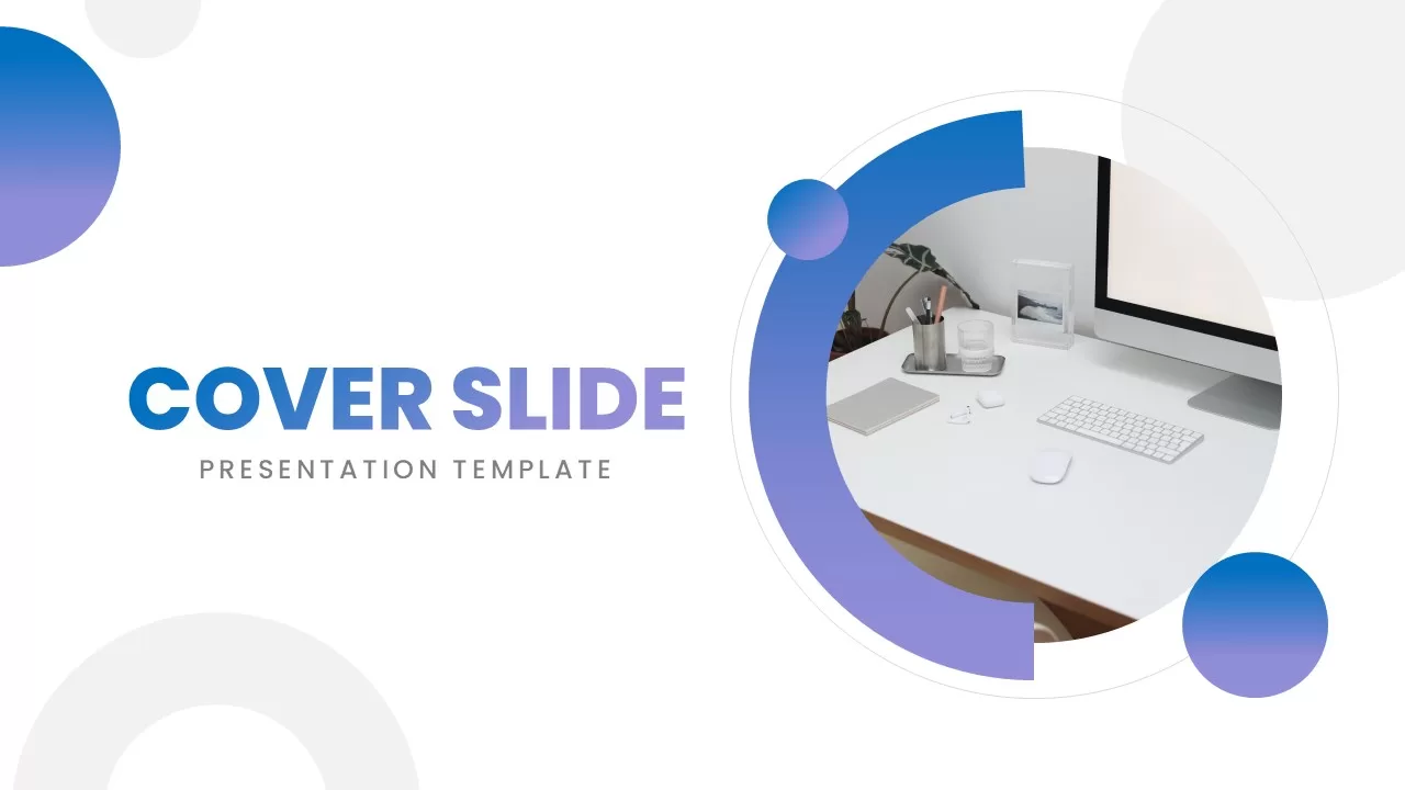 Cover Slide PowerPoint Template