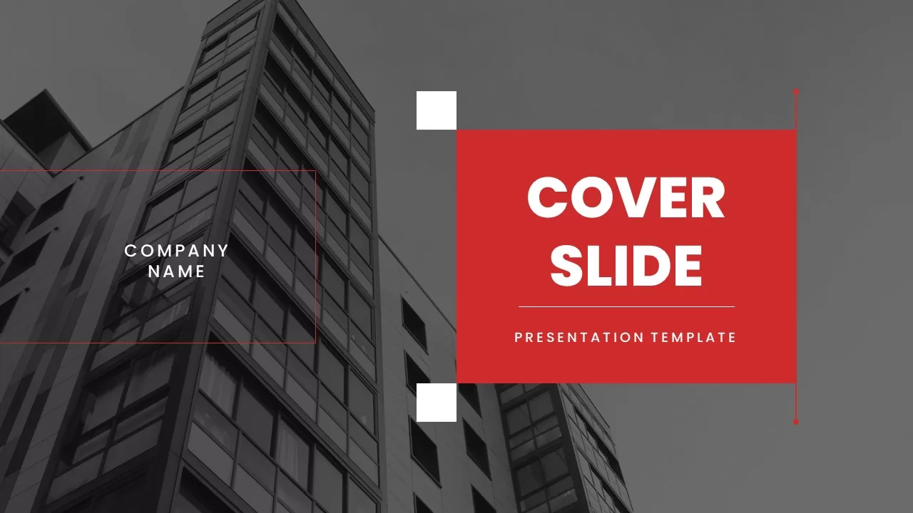 Cover Slide Presentation Template