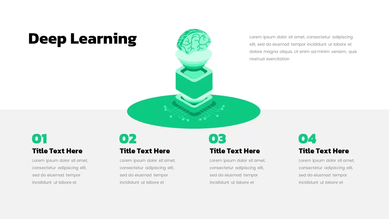 Deep Learning Infographic Template