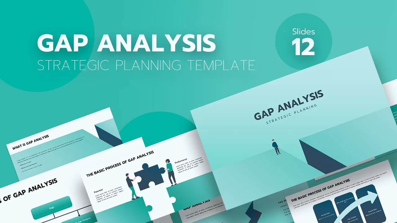 Gap Analysis infographic template