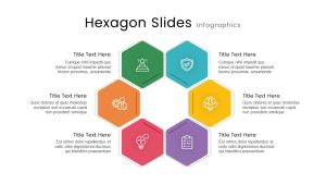 Hexagon Slides Infographics PPT Template