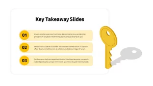 Key Takeaway Slide PowerPoint Template