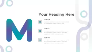 M alphabet presentation template