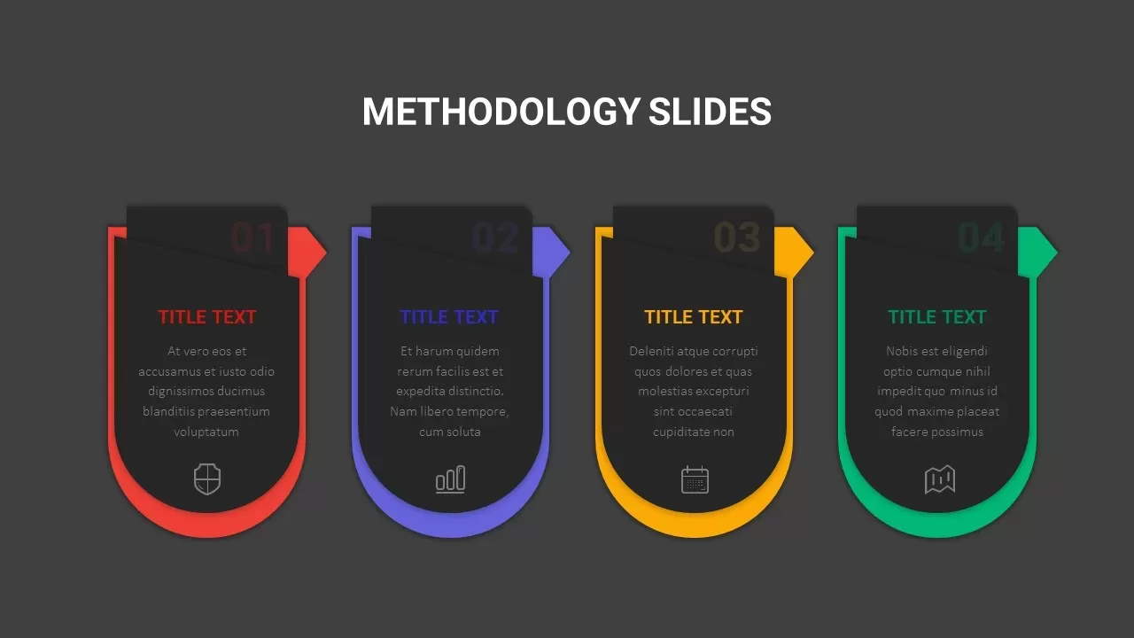 Methodology Slide Template Dark