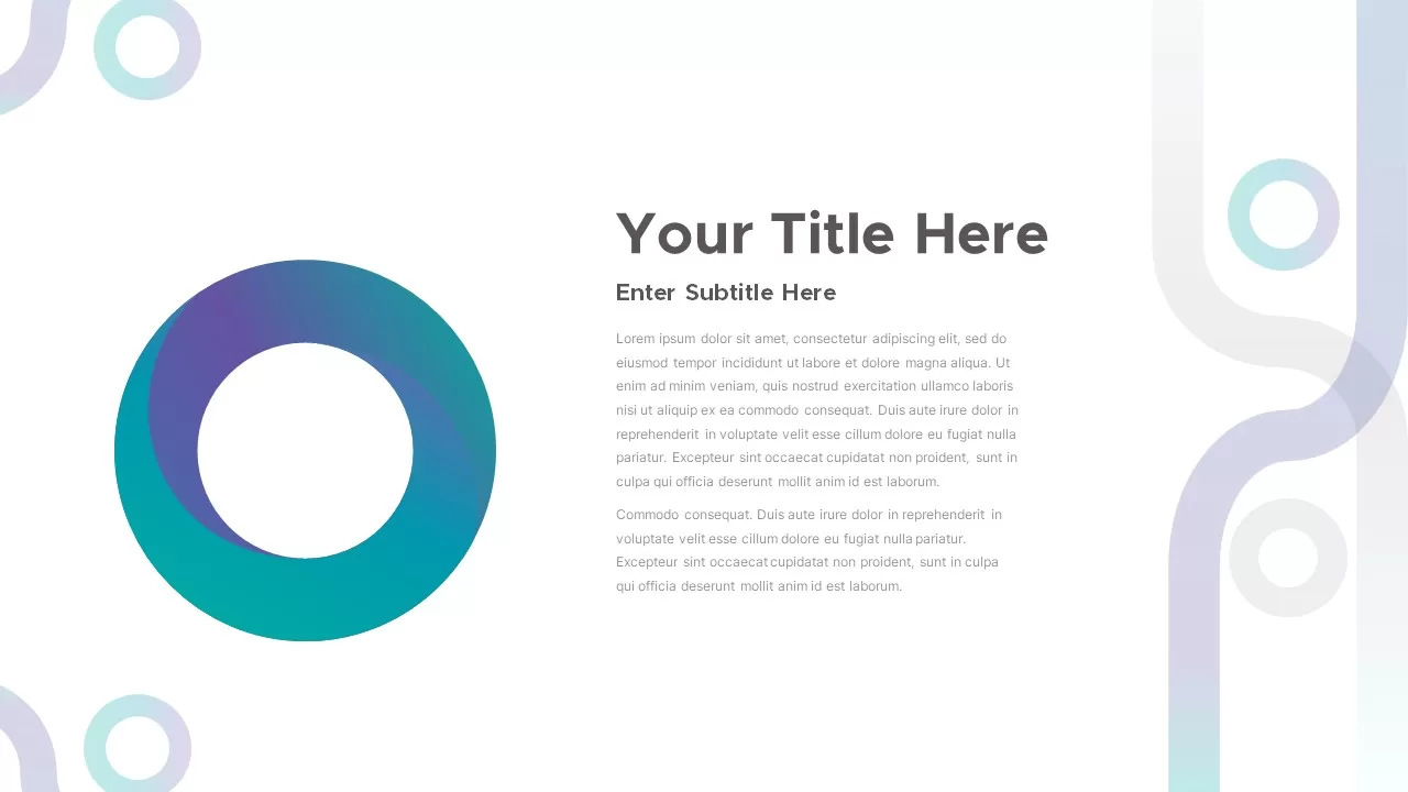 O alphabet presentation template