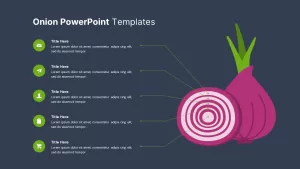 Onion PowerPoint Templates Dark