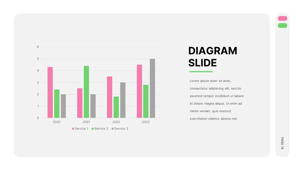 Pink And Green Presentation Template11