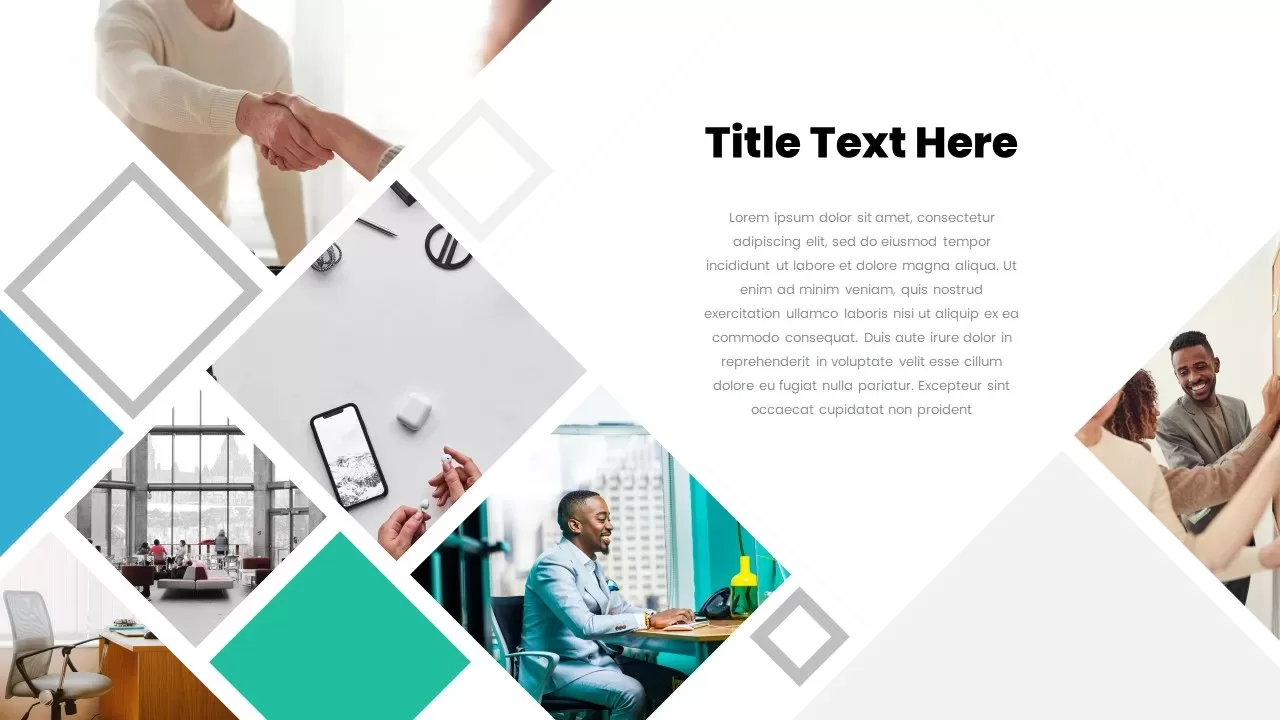 photo collage powerpoint template free