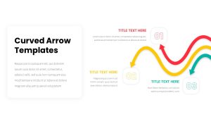 Presentation Curved Arrow Template