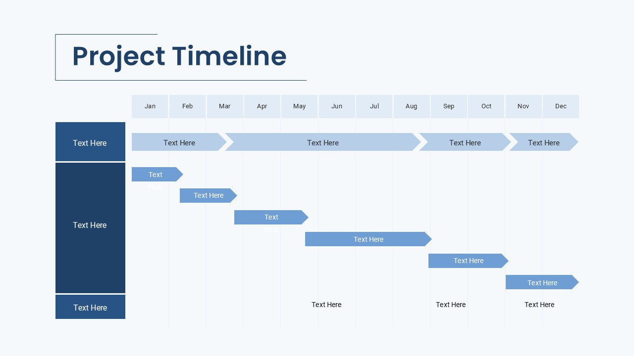 Proposal Pitch Deck project timeline