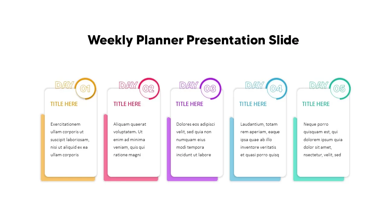 Weekly Planner PowerPoint Template