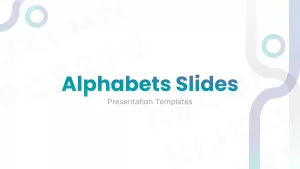 alphabet slide