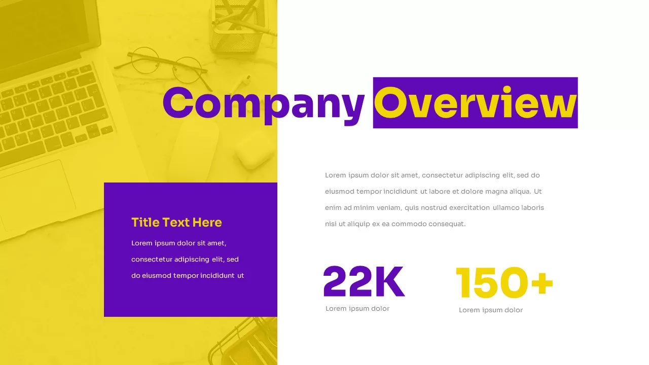 company overview pitch deck template