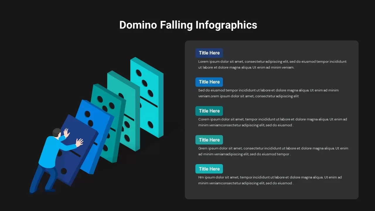 dominoes falling