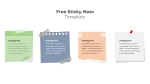 free sticky notes presentation templates