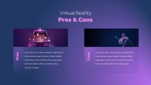 pros and cons of virtual reality presentation template