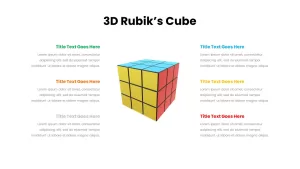 rubiks cube layout, 3d rubiks cube ppt, 3d rubiks cube powerpoint, 3d rubiks cube slide, 3d rubiks cube template