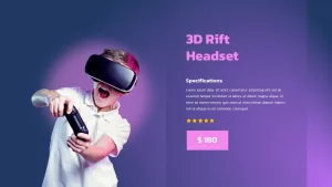 virtual reality presentation templates