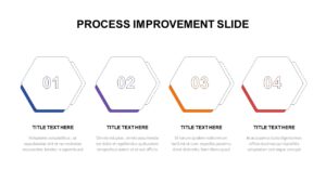 4 Step Process Improvement PowerPoint Template