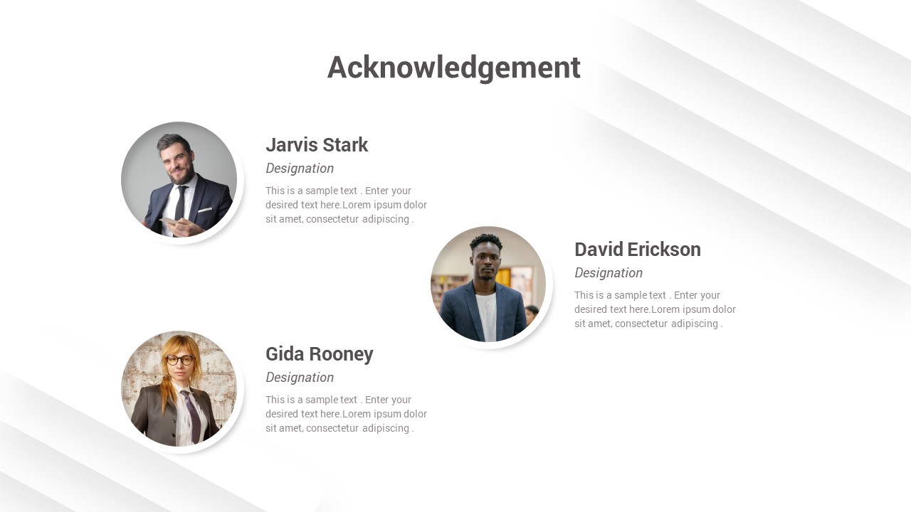 acknowledgment slide presentation