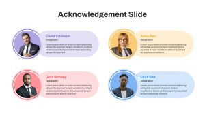 Acknowledgement Slides PPT Templates