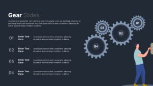 Animated Gear Slide PowerPoint Templates