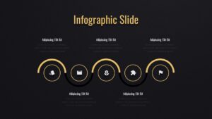 Black and Gold Infographic PowerPoint Presentation Template