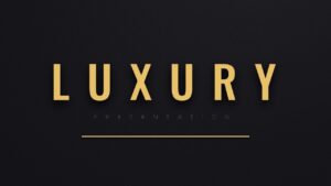 Black and Gold PowerPoint Presentation Template