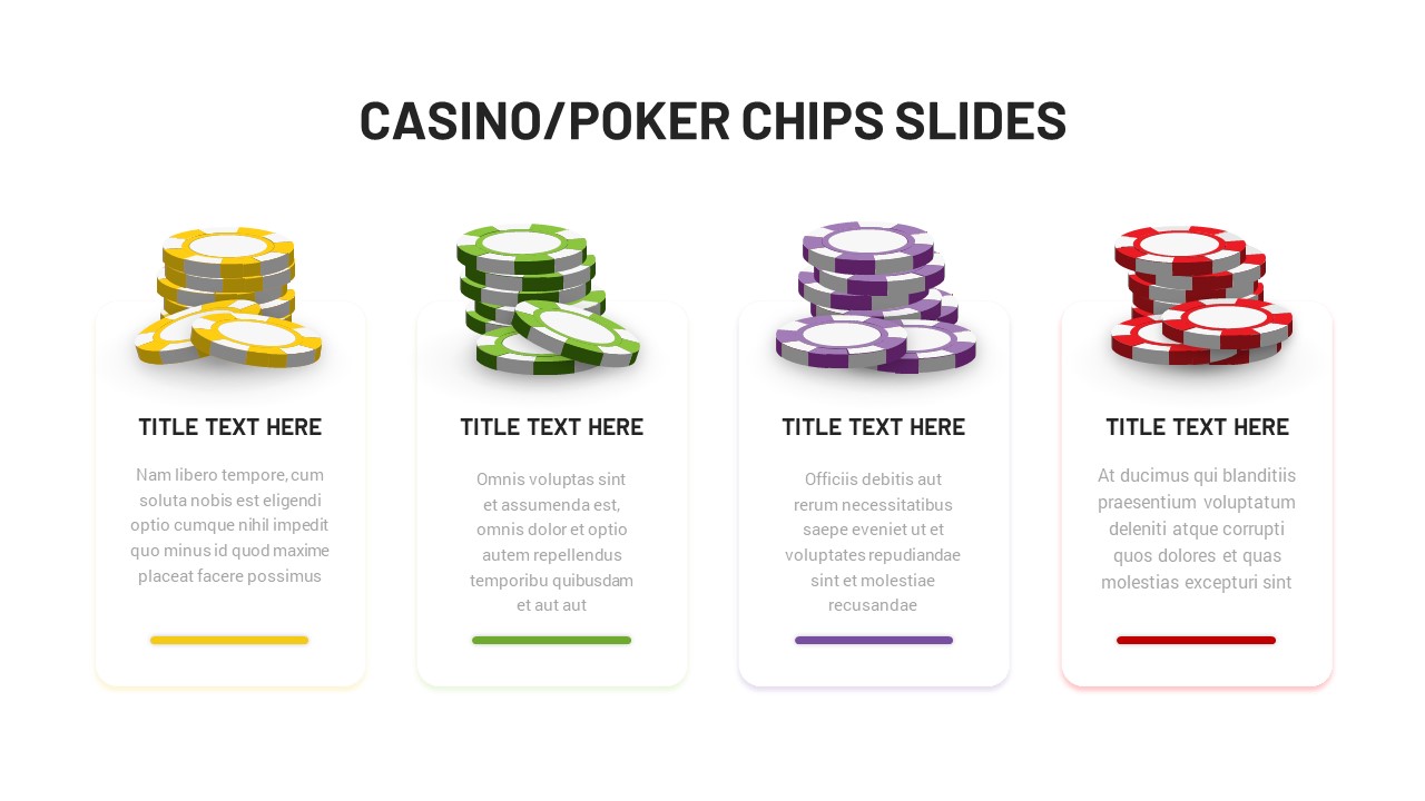 Casino Poker Slide Template