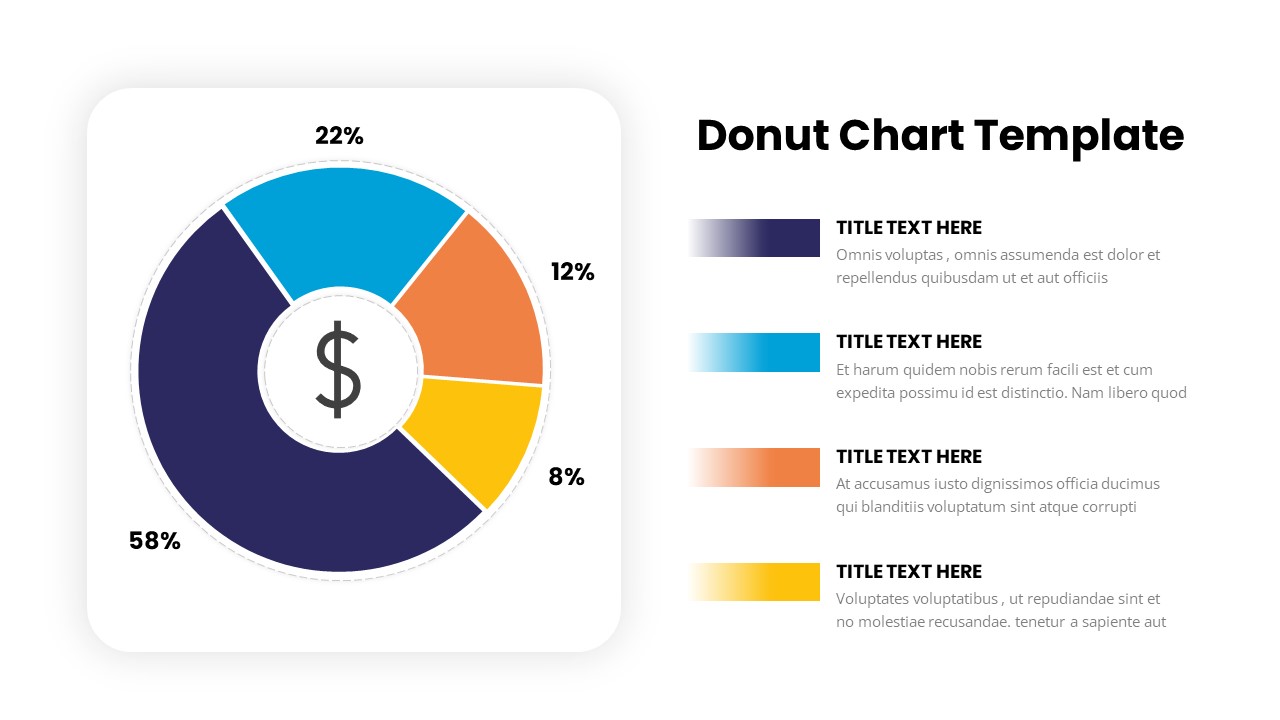 Donut Chart PowerPoint Template