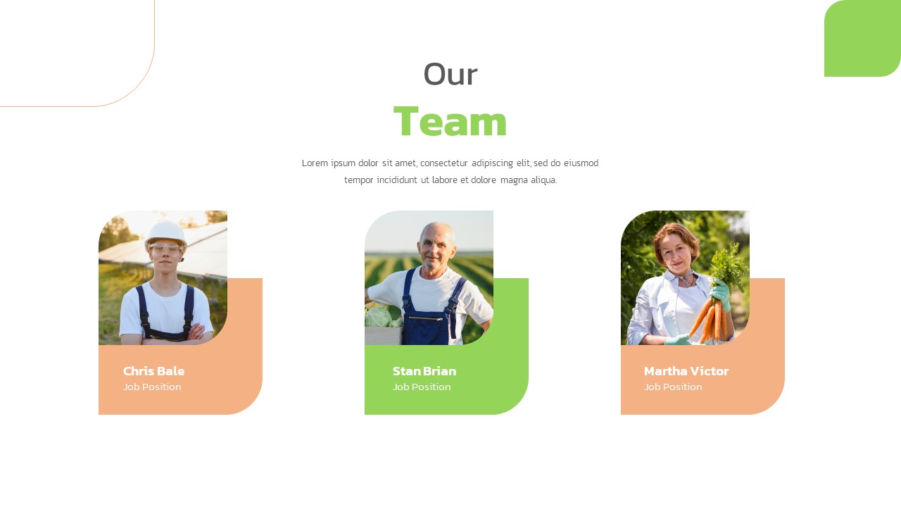 Farm PowerPoint template teams