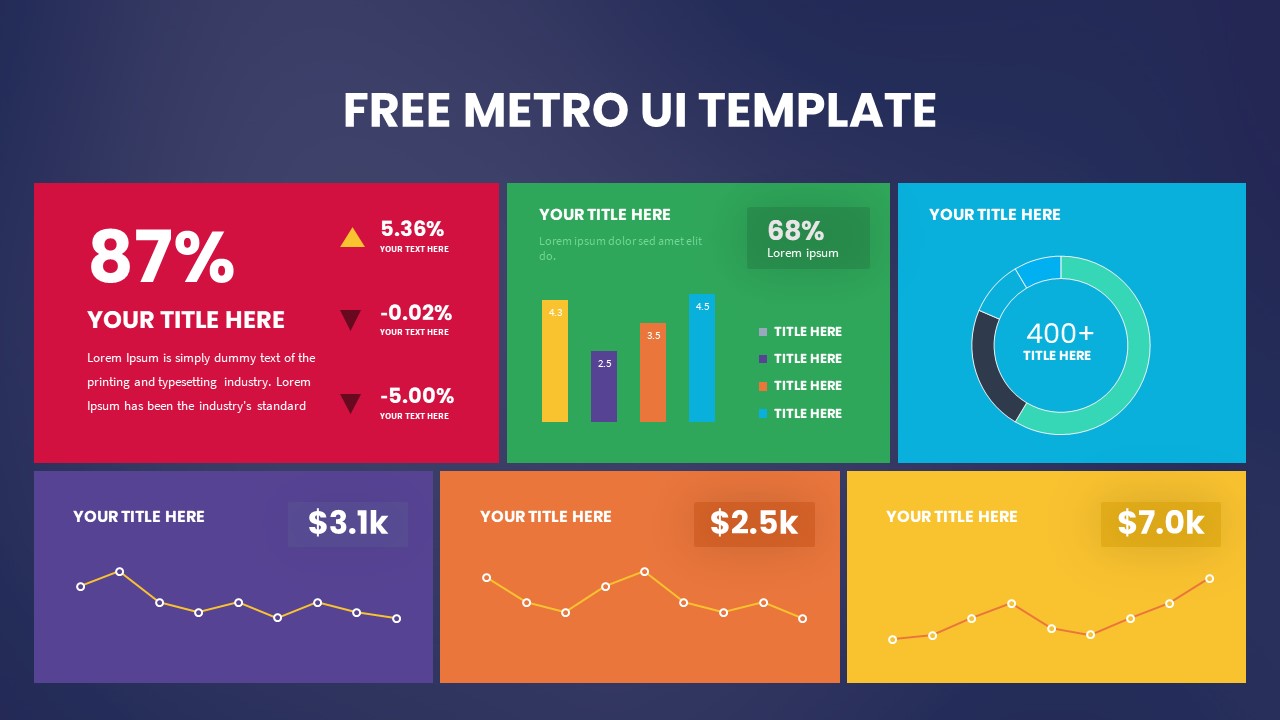 Free Metro UI Template