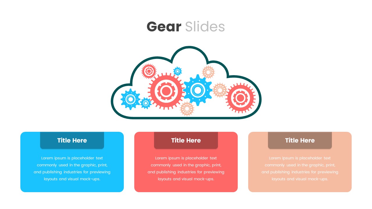 Gear Slides PowerPoint Template