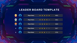 Leader Board PowerPoint Template