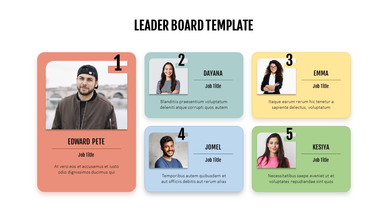 Leader Board PowerPoint Template - SlideBazaar