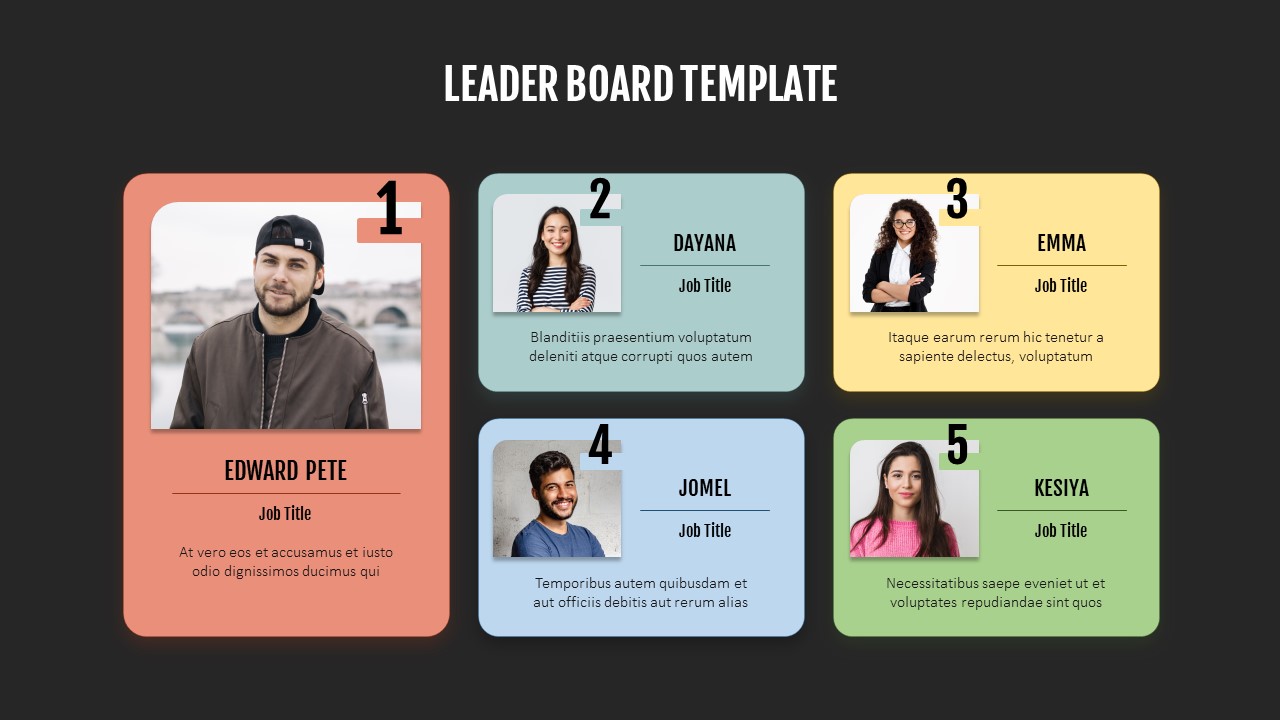 Leader Board PowerPoint Template - SlideBazaar