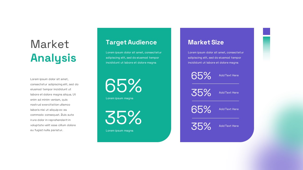 Market Analysis Software Presentation Template