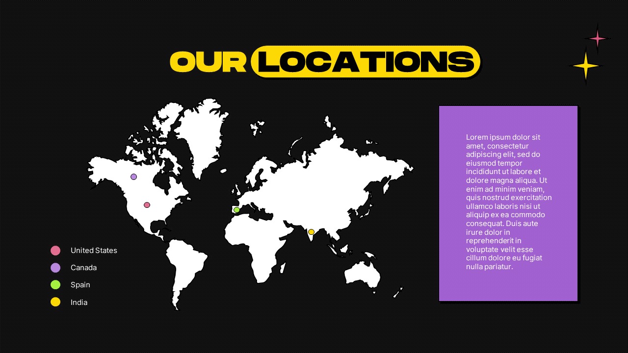 Our Locations Presentation Template