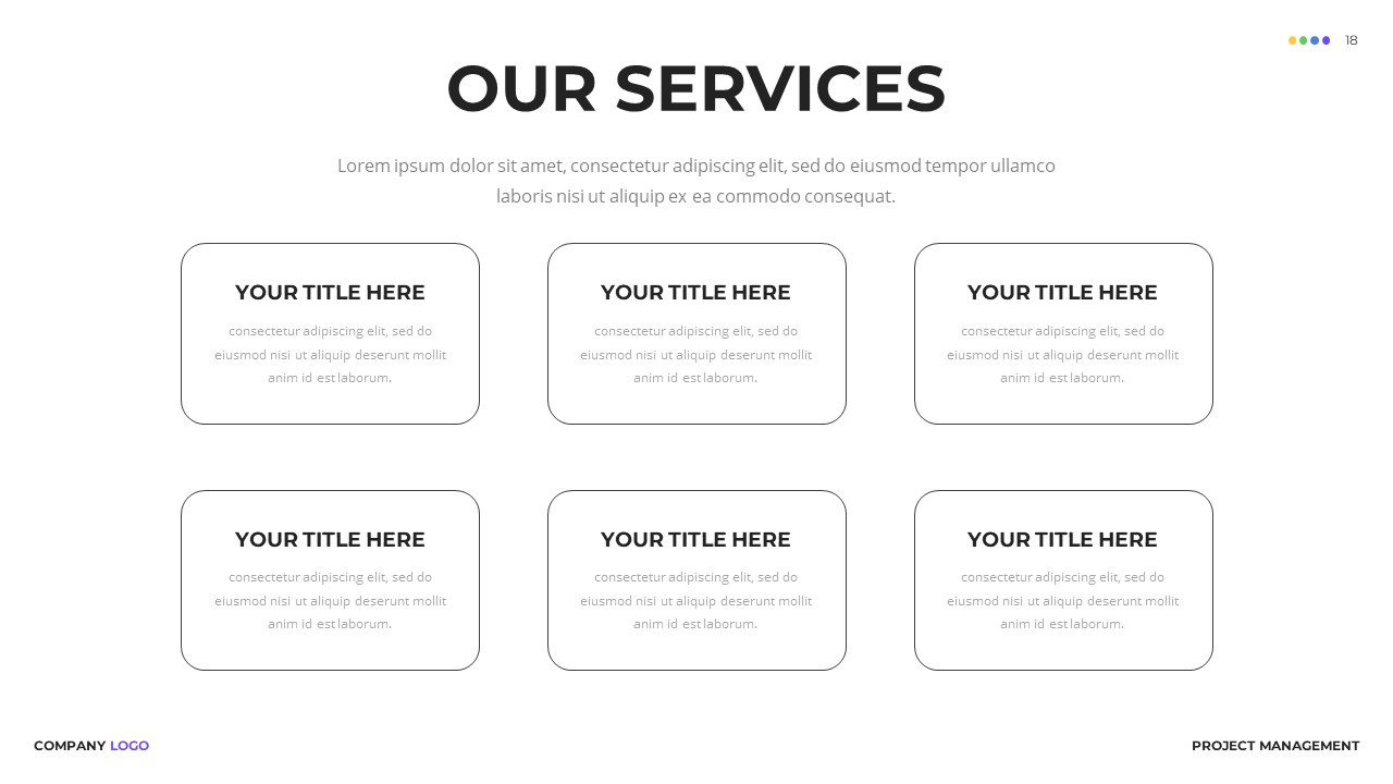 Our Services Presentation Template