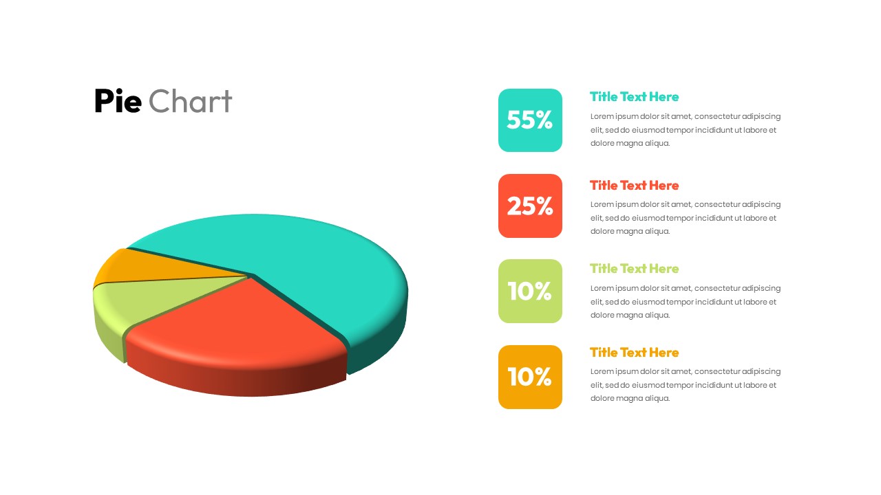 Pie Chart Template For PowerPoint