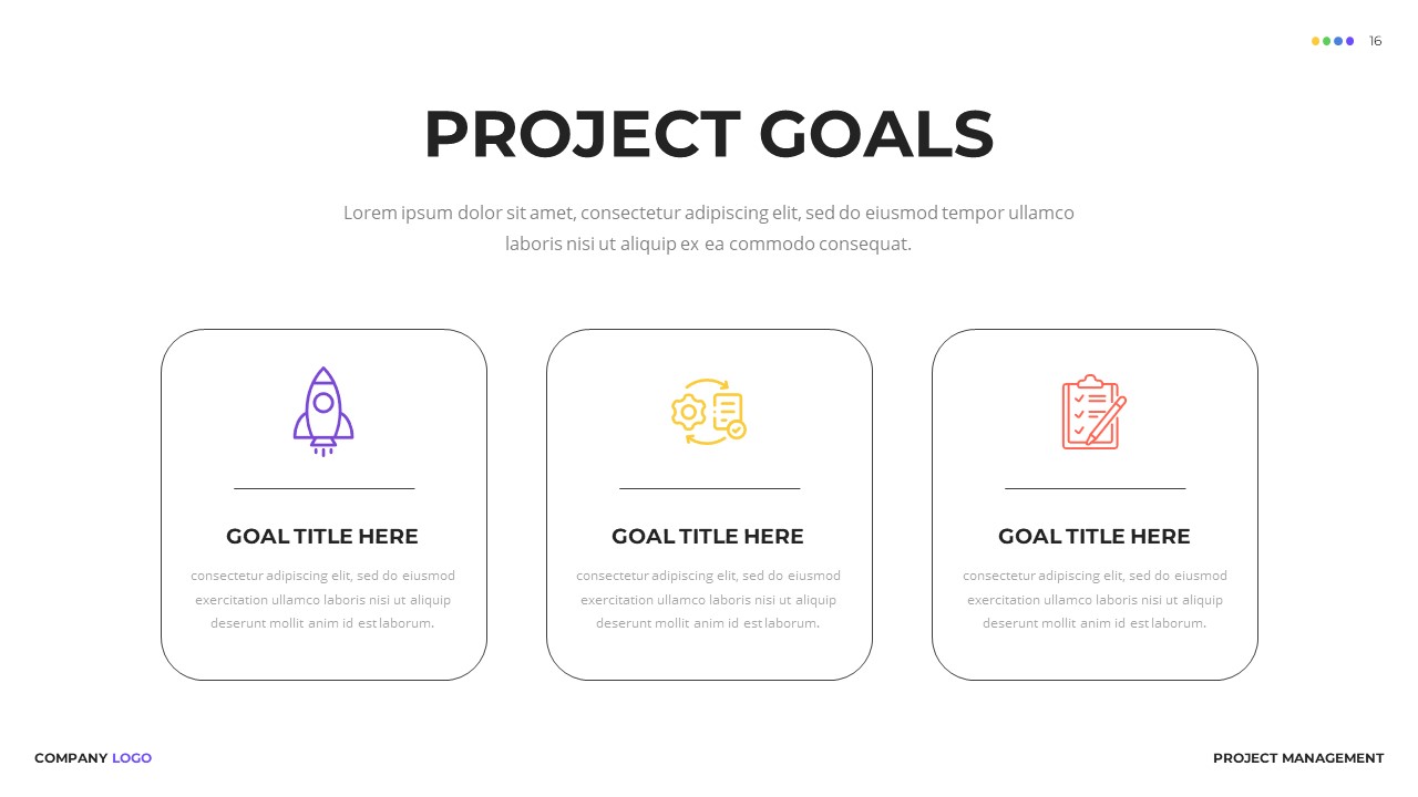 Project Goals Presentation Template