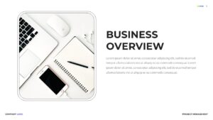 Project Management Business Overview Presentation Template