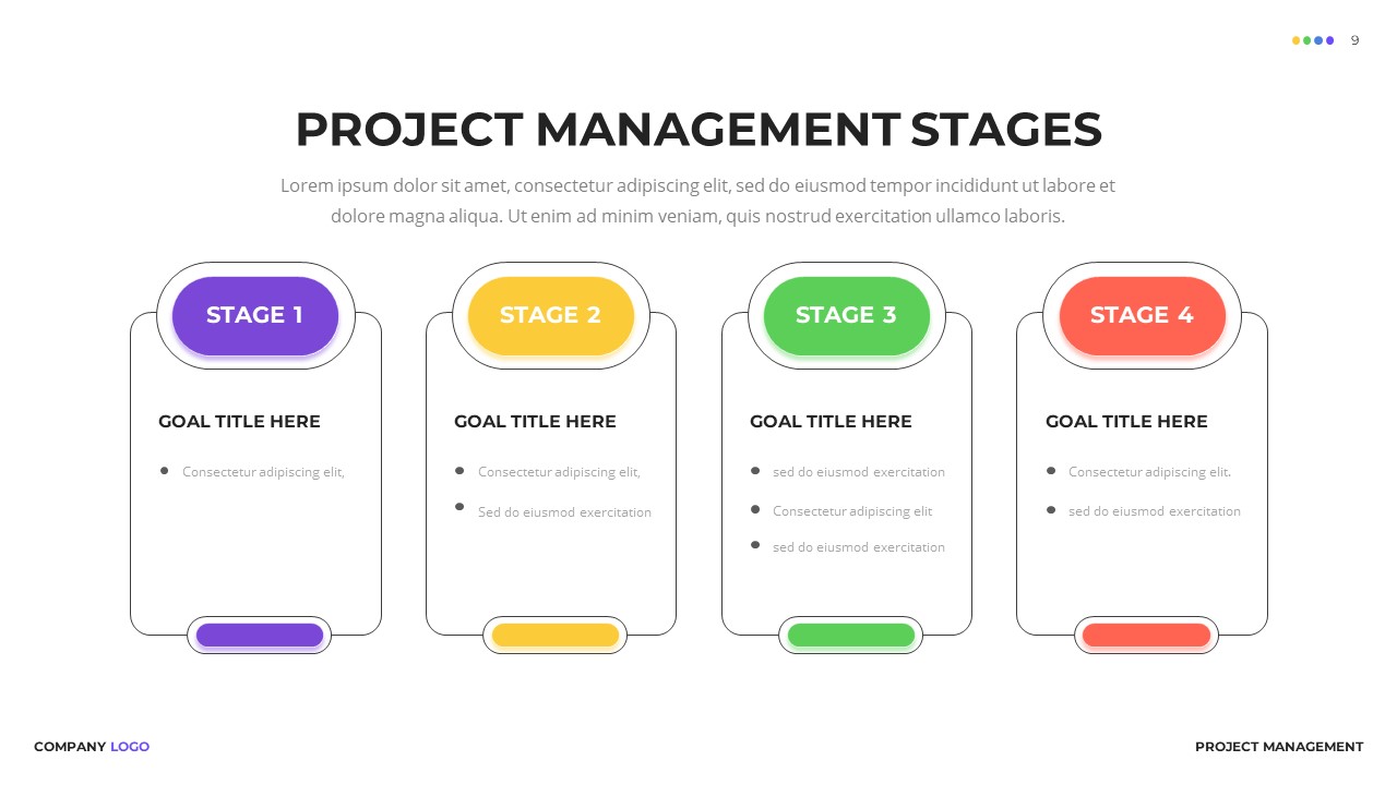 Project Management Pack Stages Presentation Template